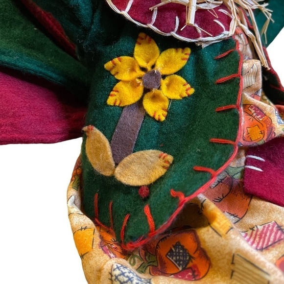 Decorative Turkey Shelf Sitter Fall Thanksgiving Contemporary Folk Art - Picture 5 of 9